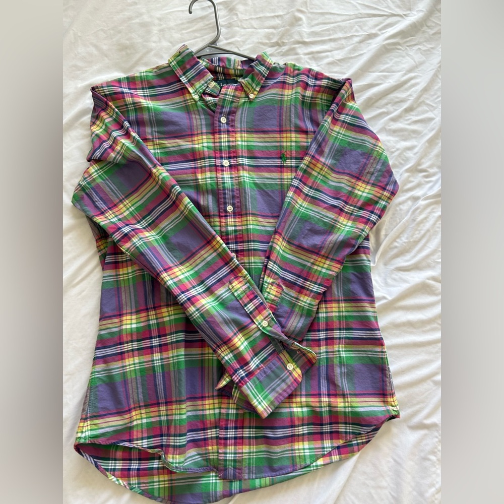 Ralph Lauren Vibrant Plaid Men's Shirt